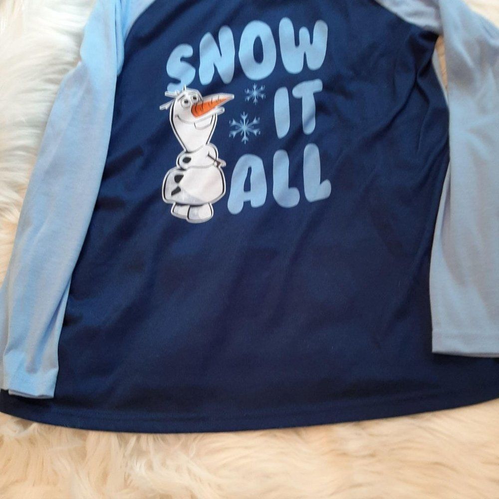 Disney frozen 11  ‎  BED TIME LONG SLEEVE TOP M